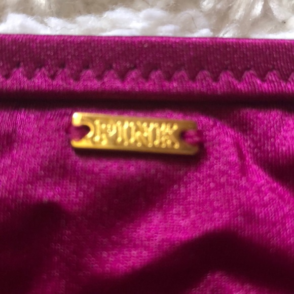 Fuchsia ruffle pink bikini bottom Victoria Secret - Picture 2 of 4